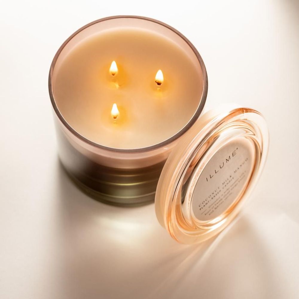Bougies - Coconut Milk Mango Statement Verre Bougie, Rose - ILLUME