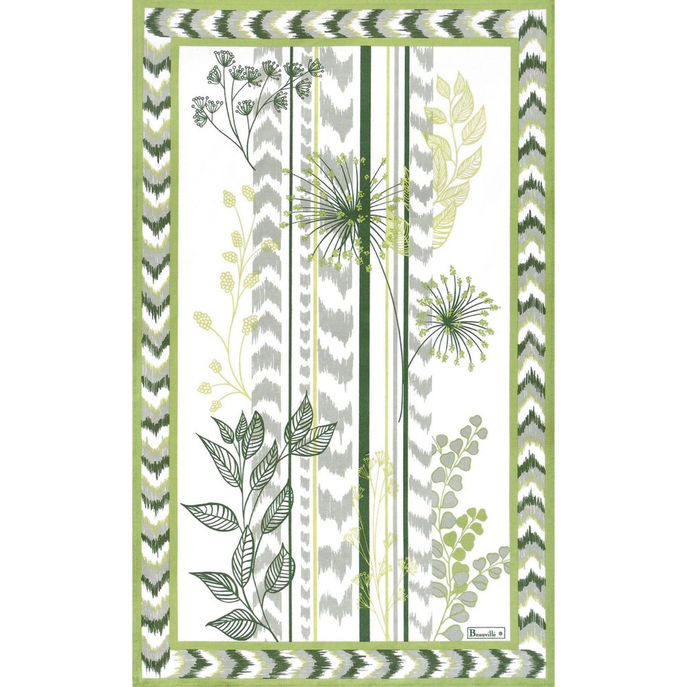 Linge d'office - Torchon Feuilles d'été - BEAUVILLÉ