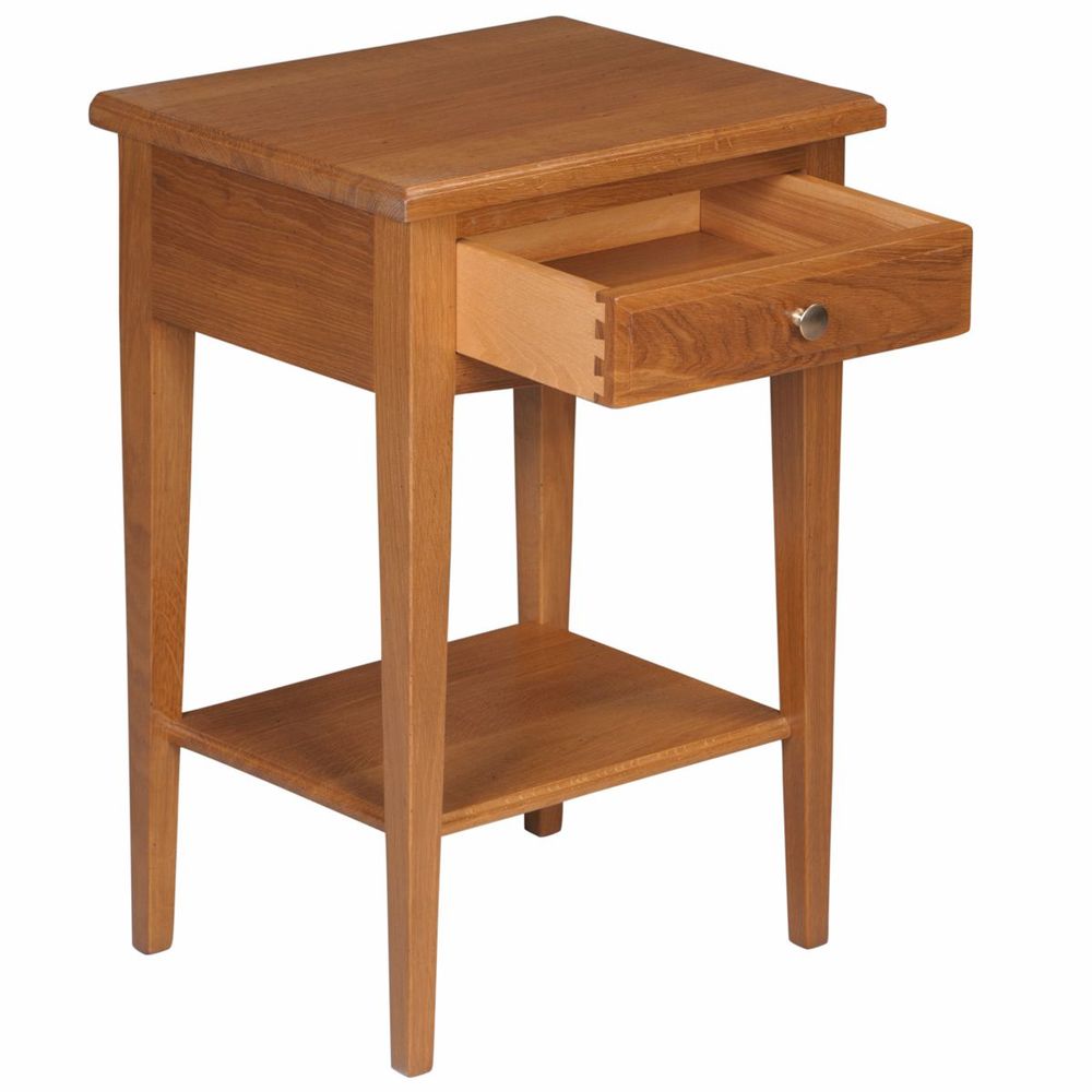 Tables de nuit - Table de nuit avec tiroir en chêne massif - MON PETIT MEUBLE FRANÇAIS