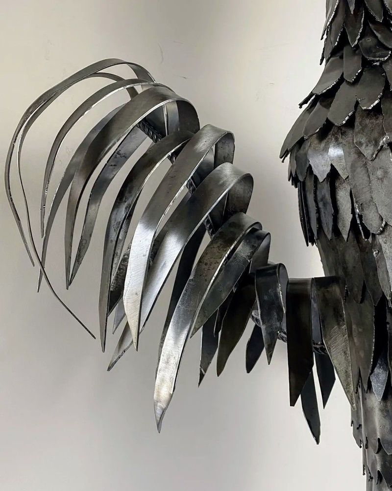 Pièces uniques - sculpture métal coq sportif - PACOM-CONCEPT