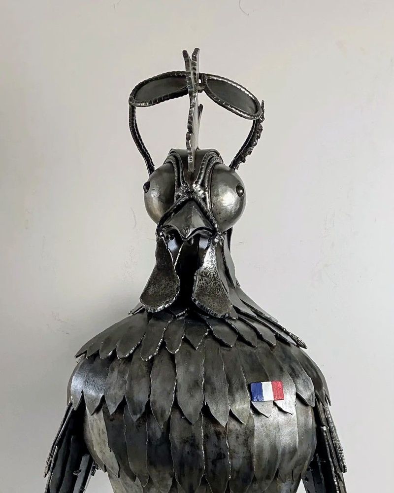 Pièces uniques - sculpture métal coq sportif - PACOM-CONCEPT