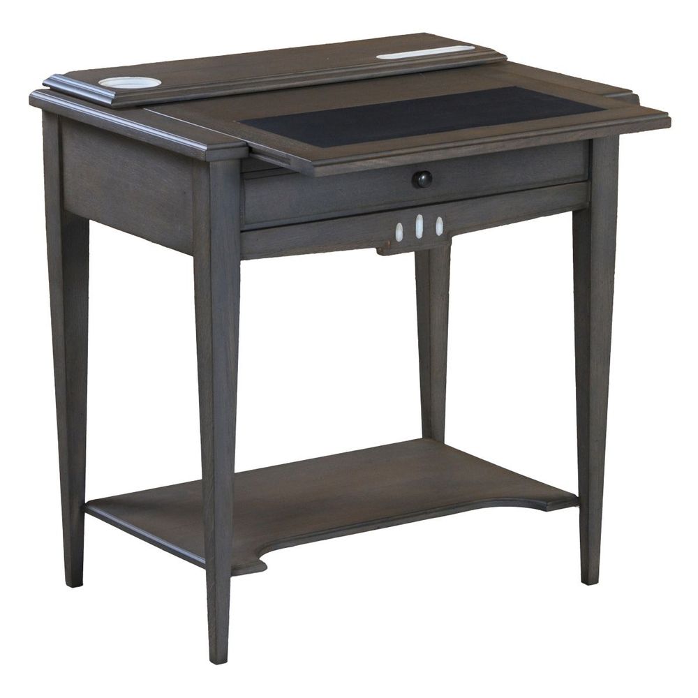 Desks - ENZO antique style desk table in solid oak - MON PETIT MEUBLE FRANÇAIS