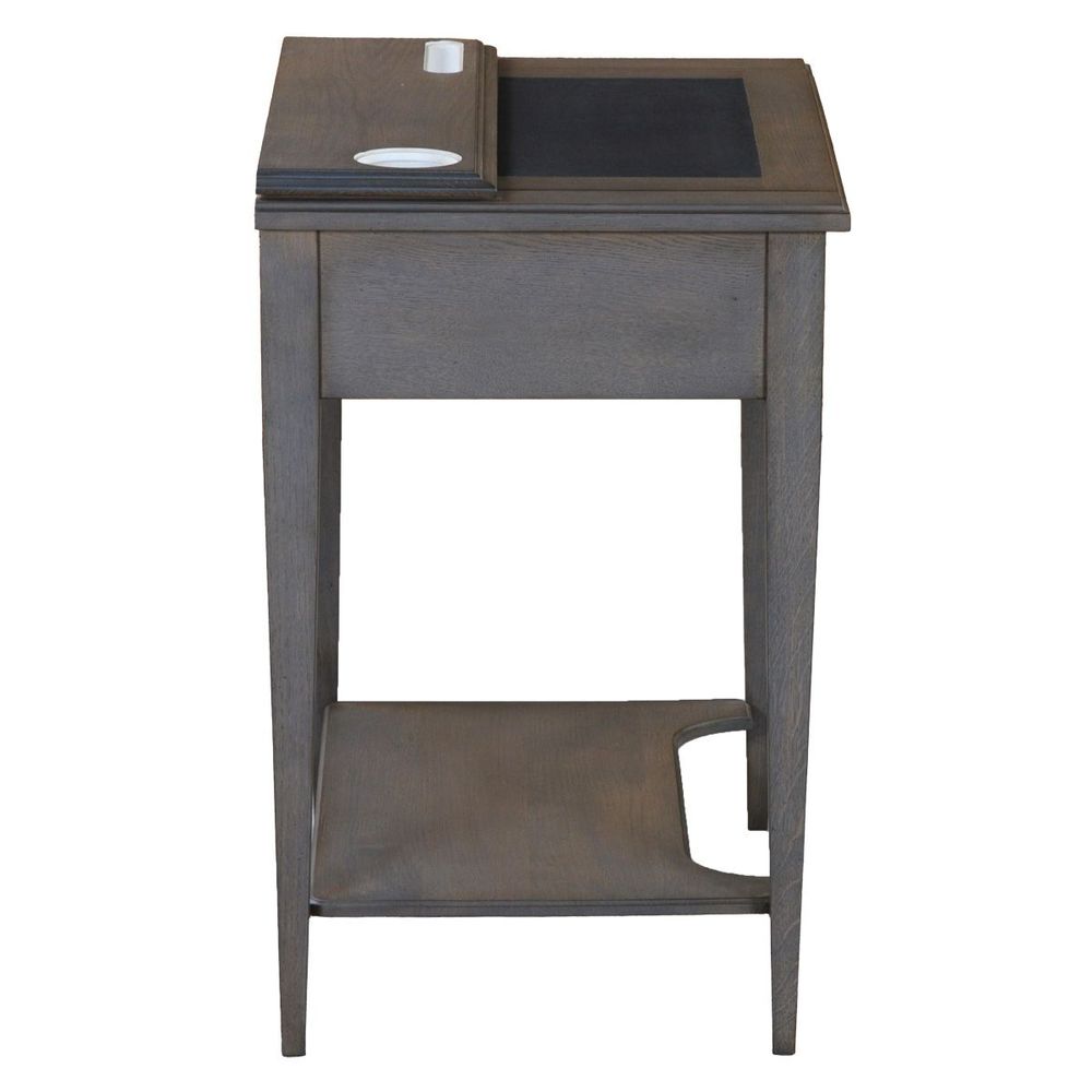 Desks - ENZO antique style desk table in solid oak - MON PETIT MEUBLE FRANÇAIS