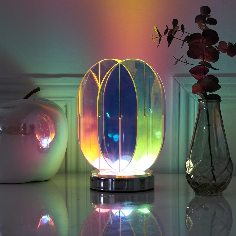 Éclairage nomade - LAMPE IRIDESCENTE - LA CHAISE LONGUE DIFFUSION/LE STUDIO
