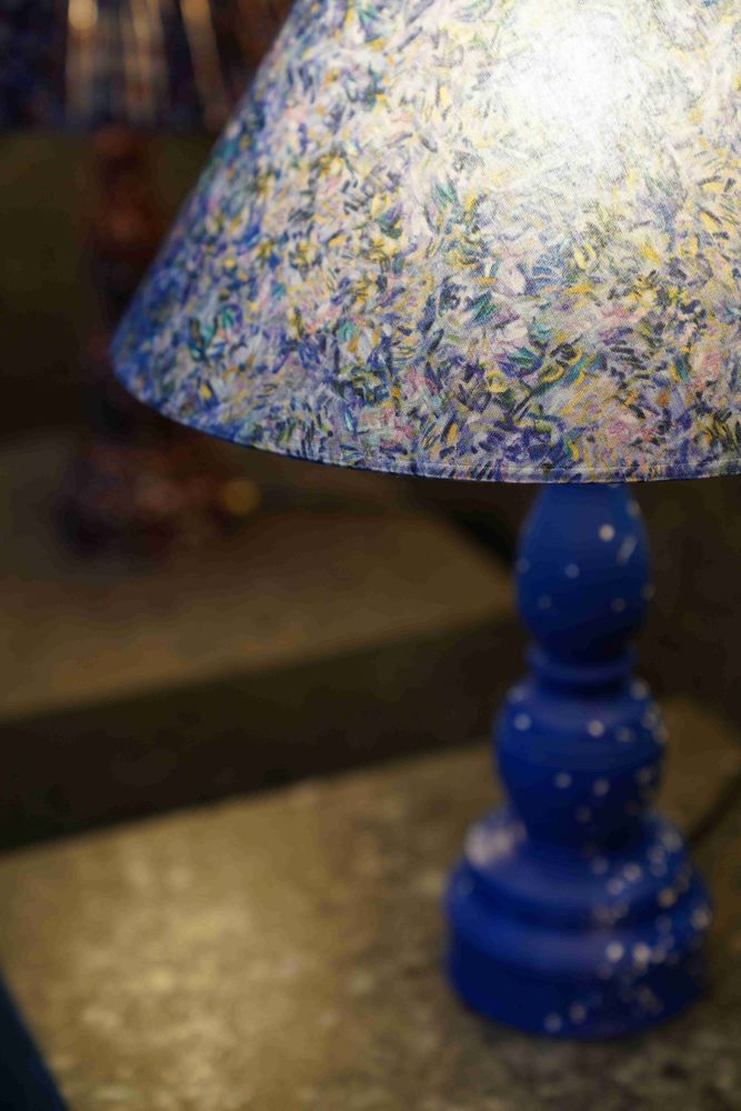 Lampes de table - HUIT Lamp - fabric shade - KOLLAGE BY LOWLIT