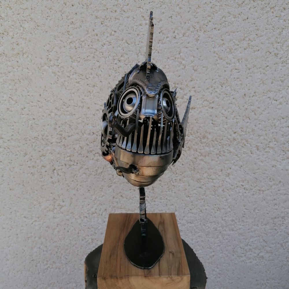 Unique pieces - Piranha fish metal sculpture - PACOM-CONCEPT
