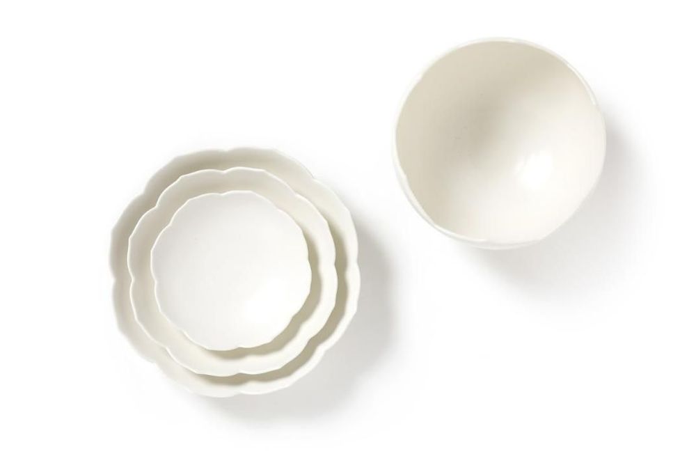 Assiettes au quotidien - [KwangJuyo] Plat oriental à angle fin en forme de melon 25 - K-CERAMIC(LIVING BY SOIL)