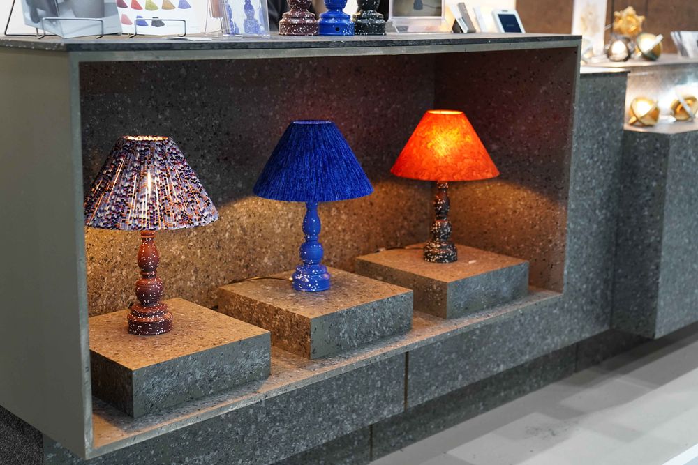 Lampes de table - HUIT Lamp - fabric shade - KOLLAGE BY LOWLIT