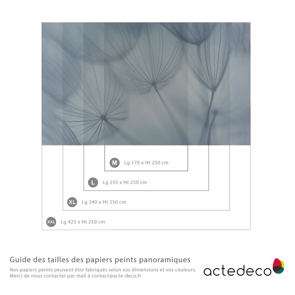 Other wall decoration - Dandelion Panoramic Wallpaper - ACTE-DECO