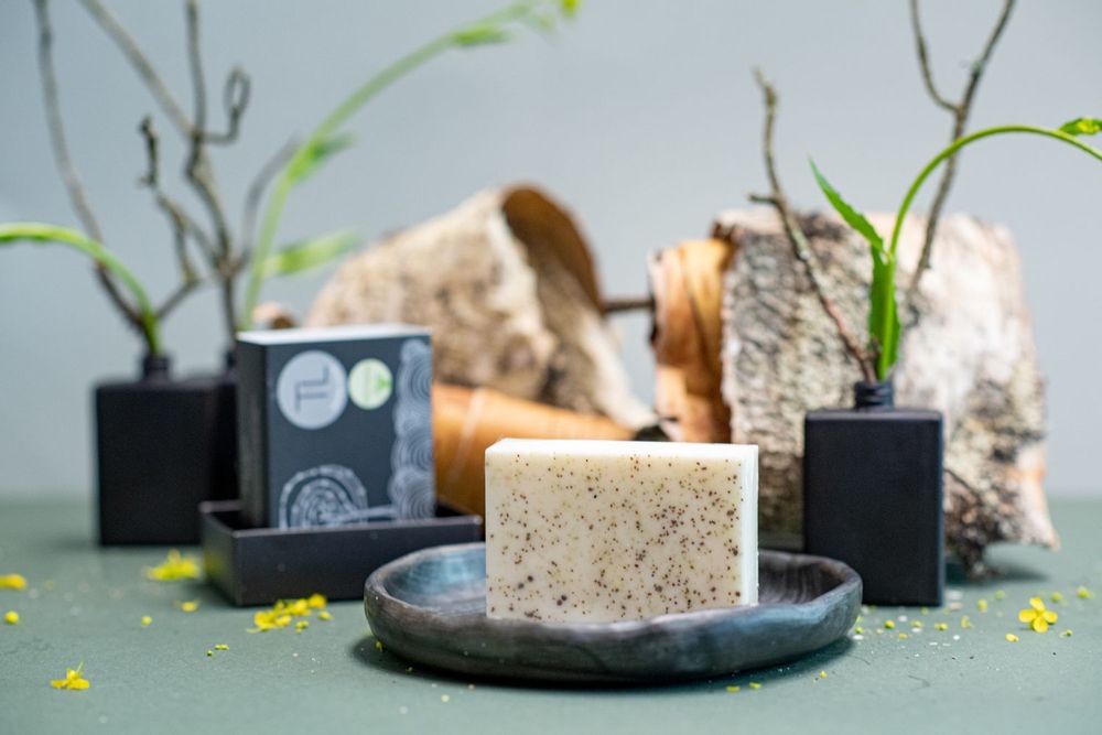 Soaps - Soap with  green clay and lemongrass essential oil - TL CANDLES