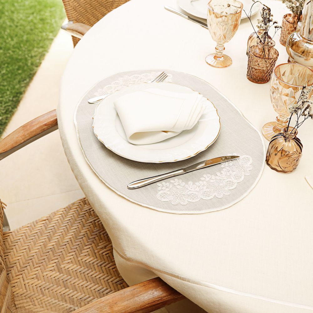 Napkins - Dentelle Line Contour Napkins set of 2 - HYA CONCEPT STORE