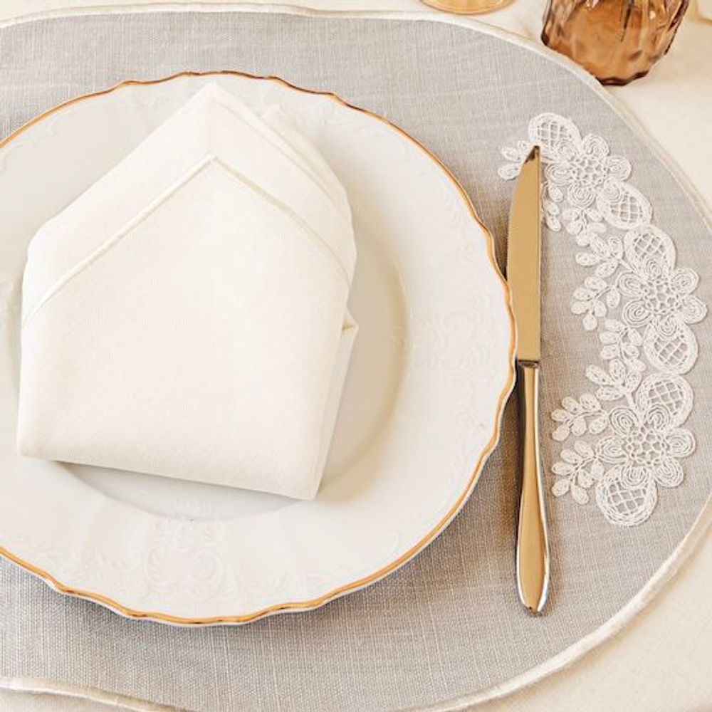 Napkins - Dentelle Line Contour Napkins set of 2 - HYA CONCEPT STORE