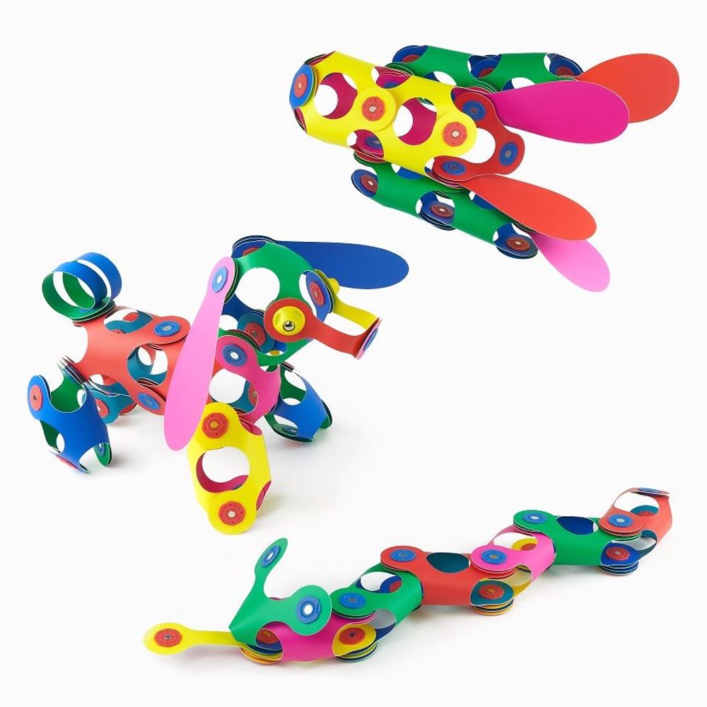 Jeux enfants - CLIXO RAINBOW PACK - JEU DE CONSTRUCTION INNOVANT MAGNETIQUE - GIPSY TOYS