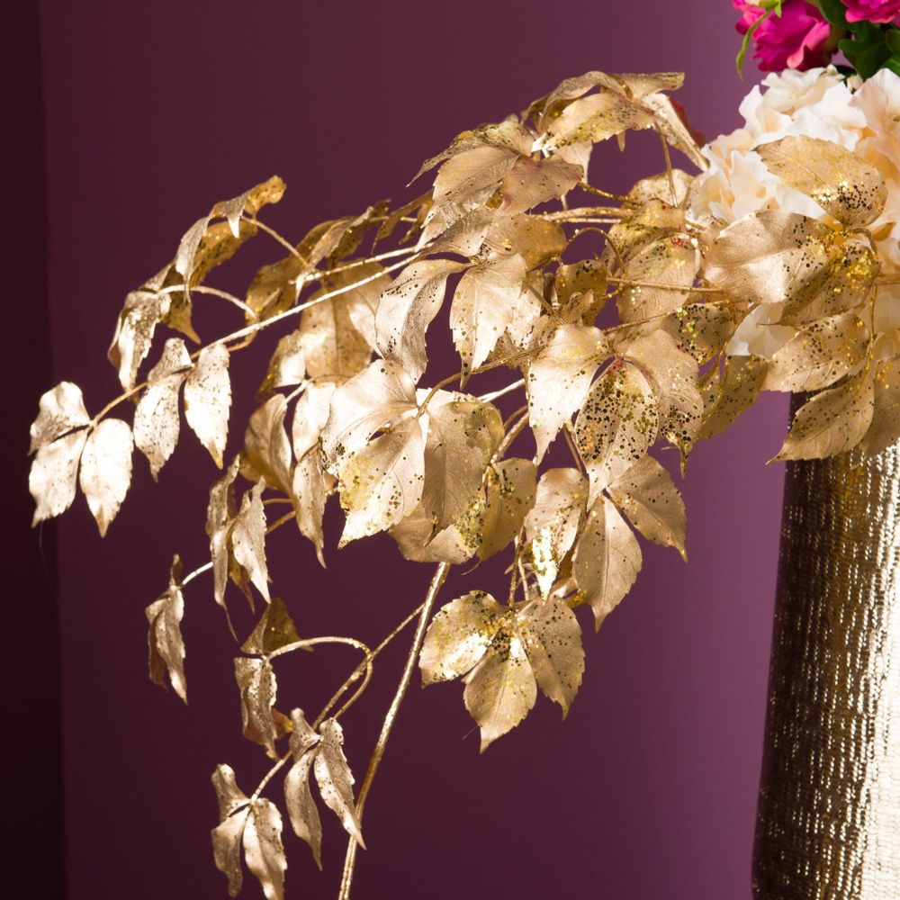 Décorations florales - CHUTE FEUILLE LUMINOSA - Lou de Castellane - Plantes artificielles - LOU DE CASTELLANE