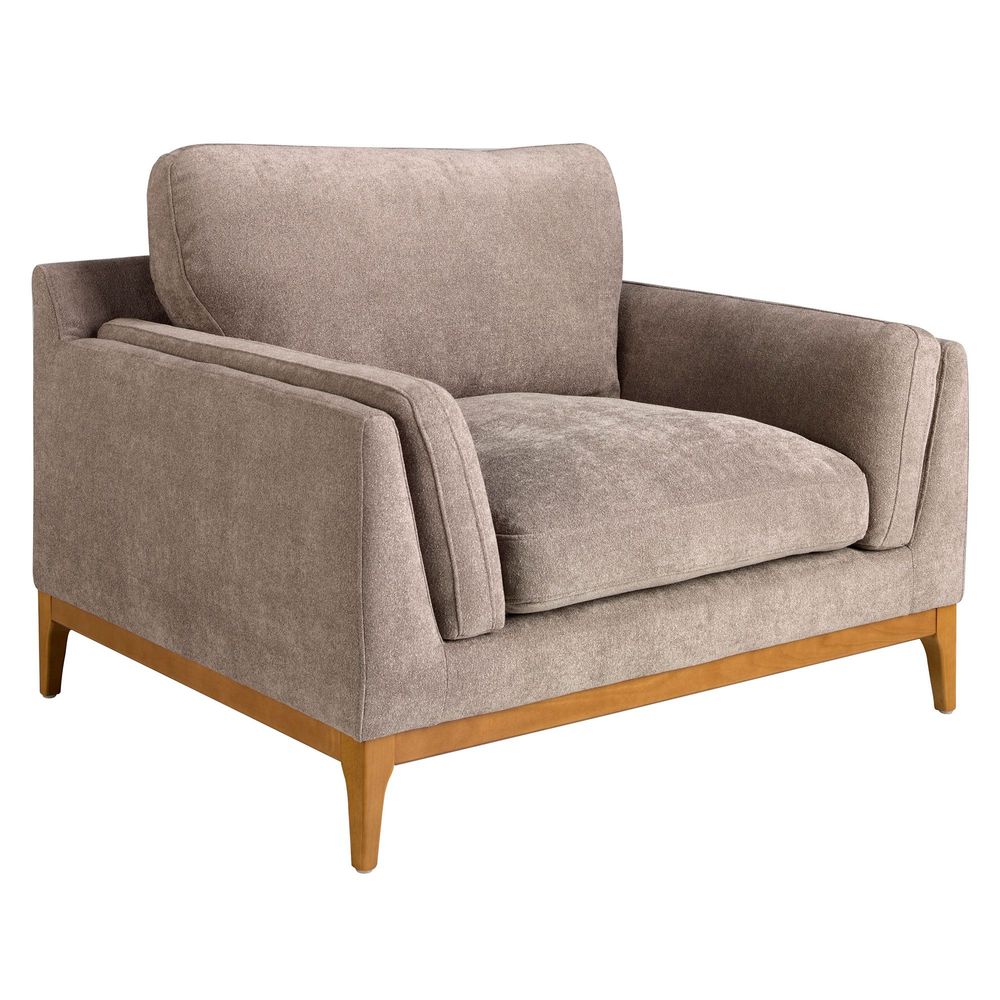 Armchairs - Brown fabric armchair - ANGEL CERDÁ