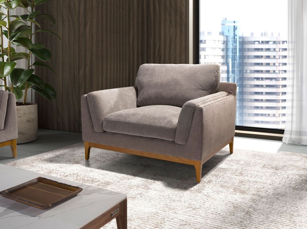 Armchairs - Brown fabric armchair - ANGEL CERDÁ