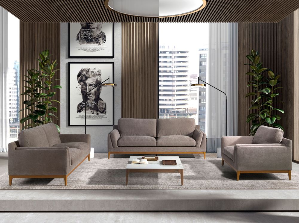 Armchairs - Brown fabric armchair - ANGEL CERDÁ