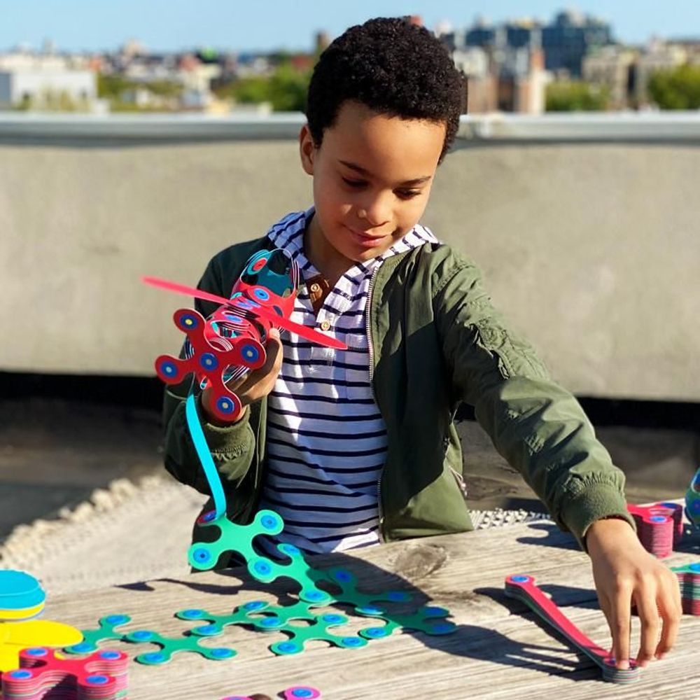 Jeux enfants - CLIXO RAINBOW PACK - JEU DE CONSTRUCTION INNOVANT MAGNETIQUE - GIPSY TOYS
