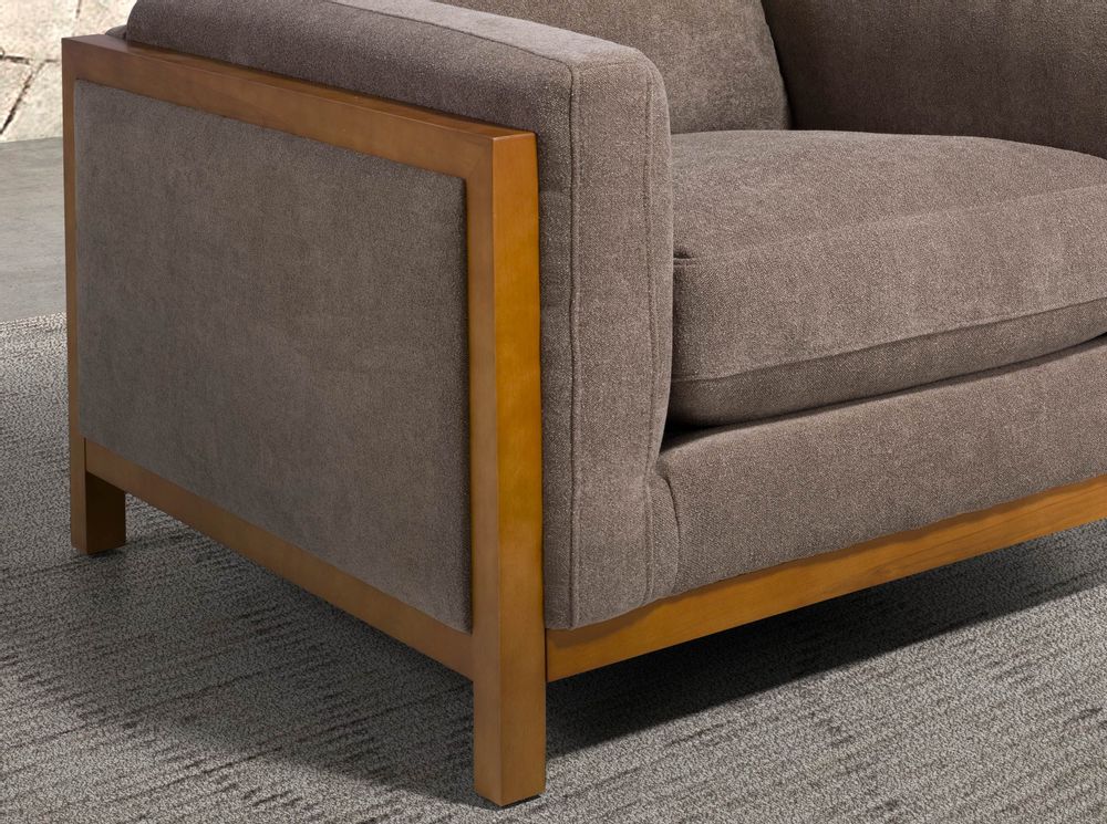 Fauteuils - Brown fabric armchair - ANGEL CERDÁ