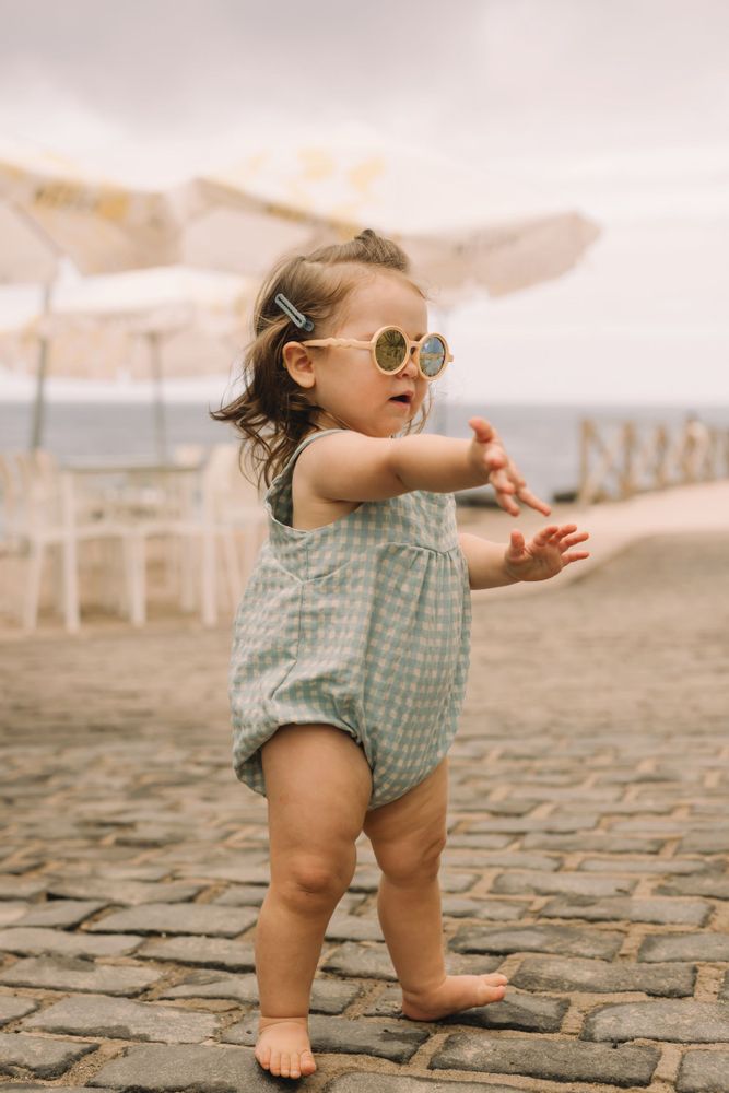 Lunettes - Toddler Round Sunglasses Desert Sand 1-3Y - OLIVIO&CO SAS