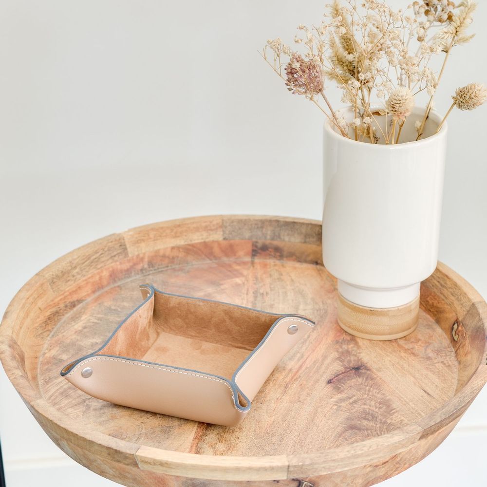 Objets de décoration - Vide poche Baratier en cuir véritable - MIDIPY