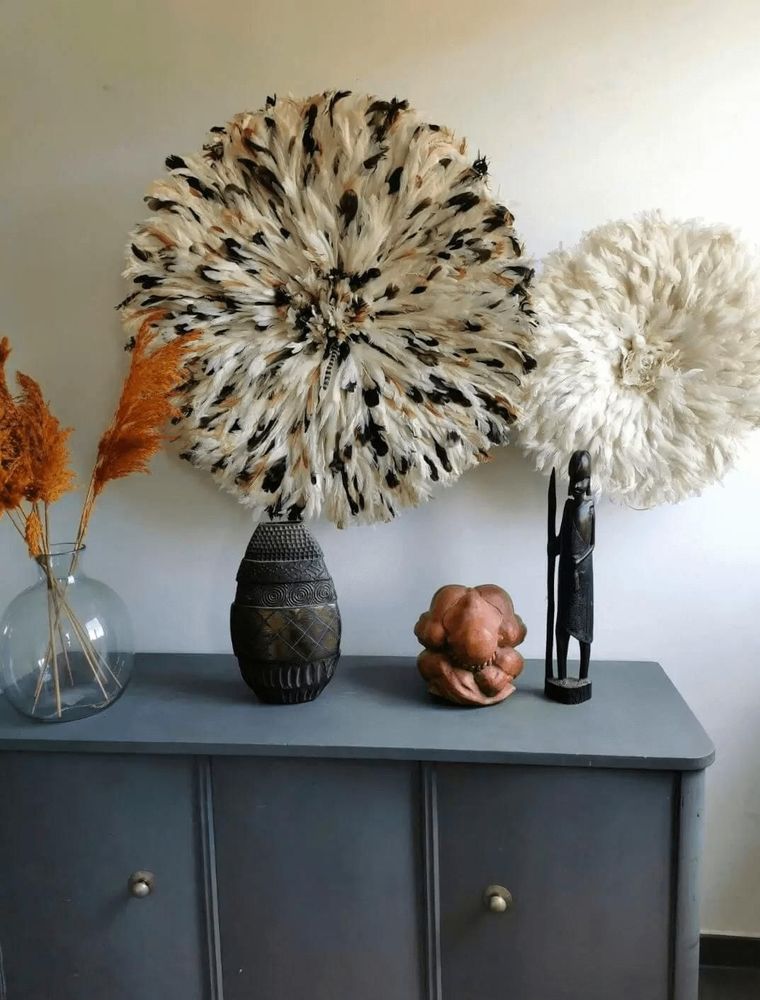 Unique pieces - Set of 2 Cameroonian Juju hats - "Buea" - LA CASE DE NOUDET