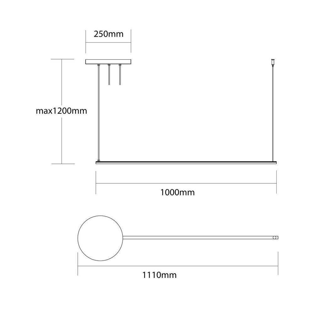 Hanging lights - SPLINT PENDANT LIGHT 3X - LUMICOM
