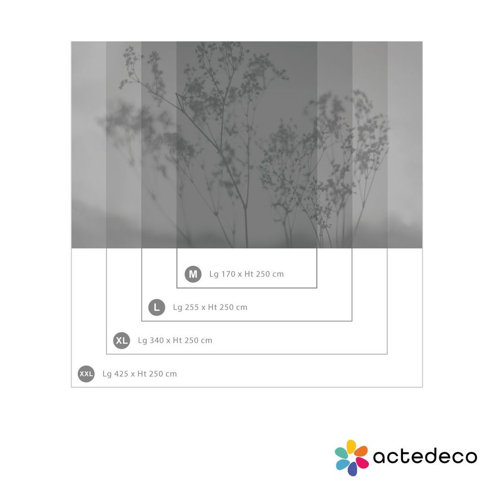 Autres décorations murales - Papier Peint Panoramique Douceur végétale - ACTE-DECO