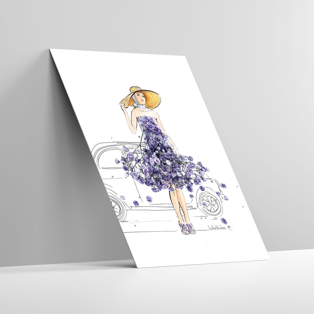 Papeterie - Ma Fiat - carte avec enveloppe - LUETTEBLUETEN