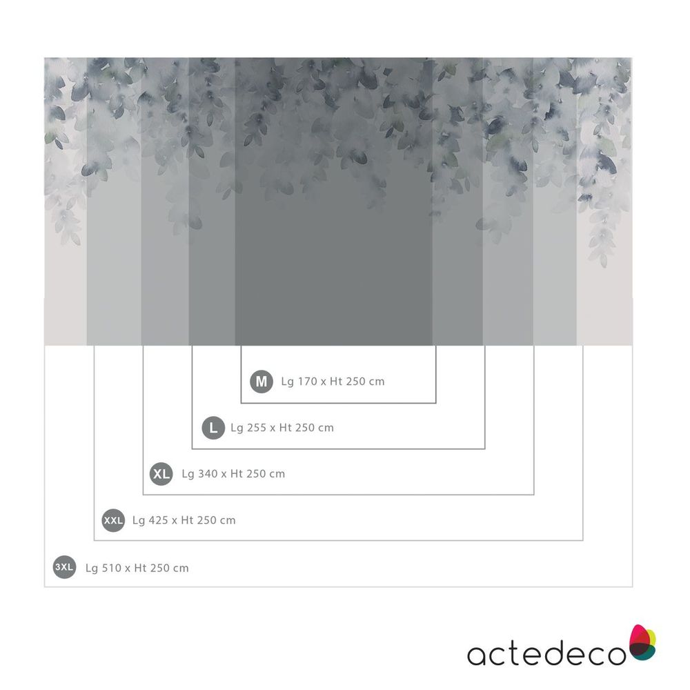 Other wall decoration - Wisteria Panoramic Wallpaper - ACTE-DECO