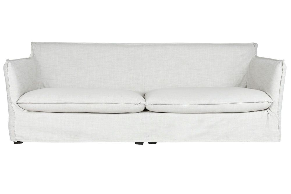 Canapés - BEIGE CANAPÉ EN LIN AVEC COUSSINS - ITEM HOME BY ITEM INTERNATIONAL