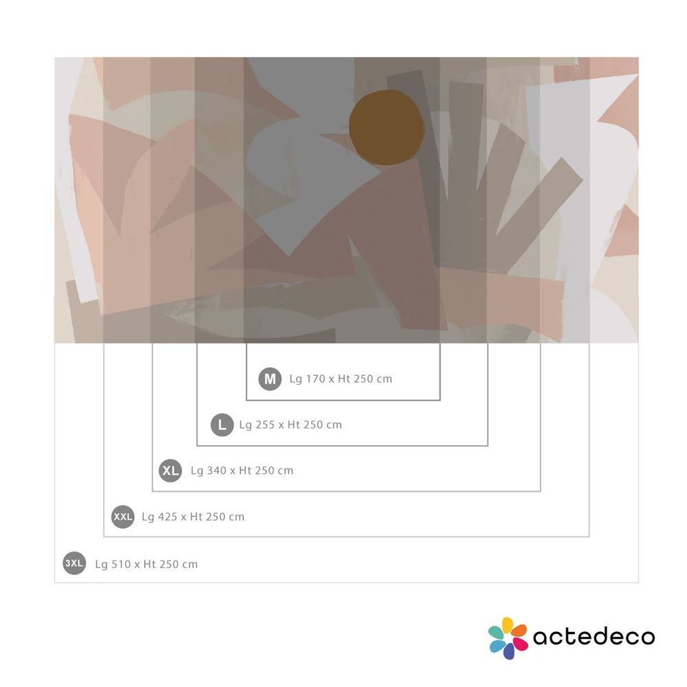 Other wall decoration - Valiant Circle Panoramic Wallpaper - ACTE-DECO