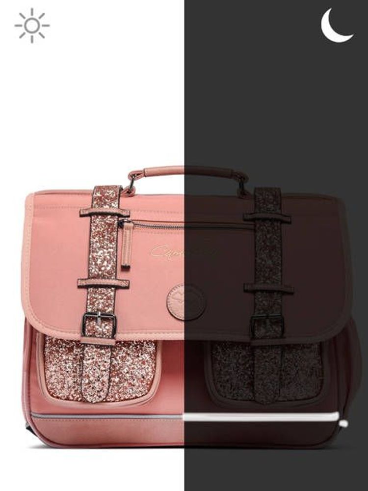 Sacs et cartables - Cartable Vintage Fantasy 38 cm - GLOSSY PINK - CAMELEON