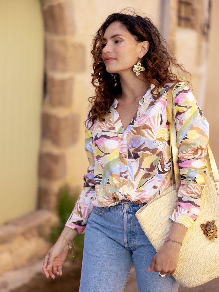 Apparel - Colorfull shirt - SS25 Savane theme - NACH