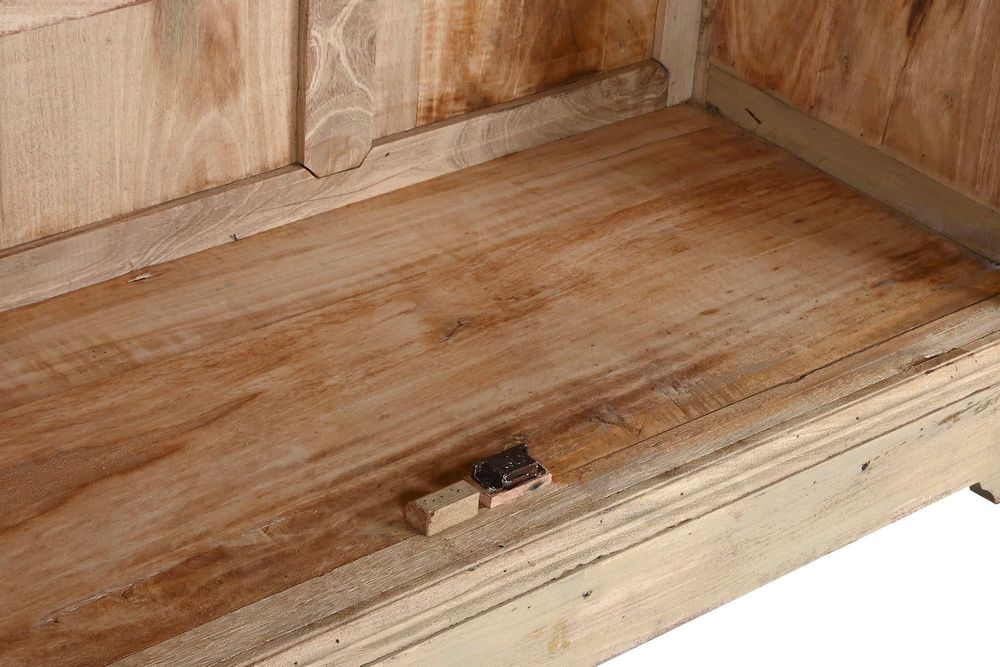 Bibliothèques - VITRINE EN BOIS NATUREL RECYCLÉ - ITEM HOME BY ITEM INTERNATIONAL