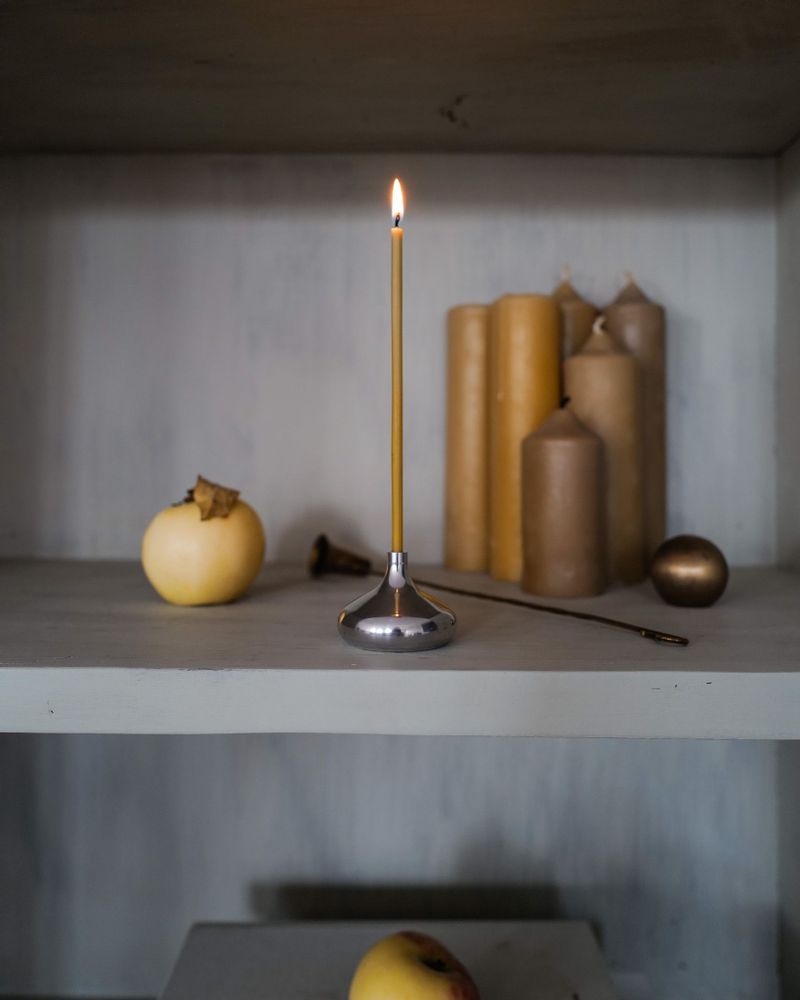 Objets design - Aluminium Candle Holder - OVO THINGS