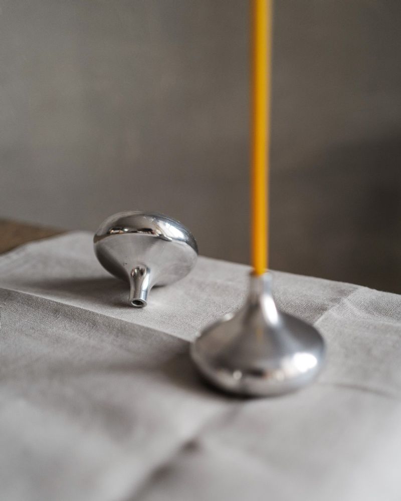 Objets design - Aluminium Candle Holder - OVO THINGS
