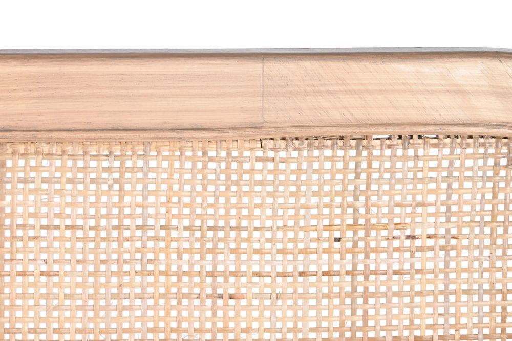 Beds - RUBBERWOOD NATURAL RATTAN HEADBOARD - ITEM HOME BY ITEM INTERNATIONAL