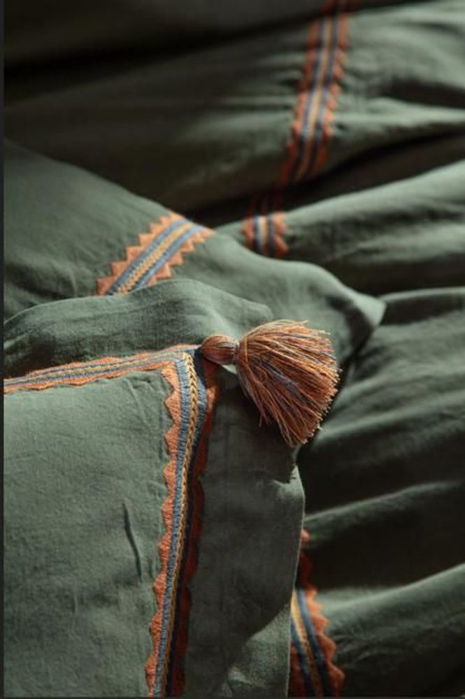 Bed linens - Hazar Double Duvet Cover Set 100% Organic Cotton - ECOCOTTON