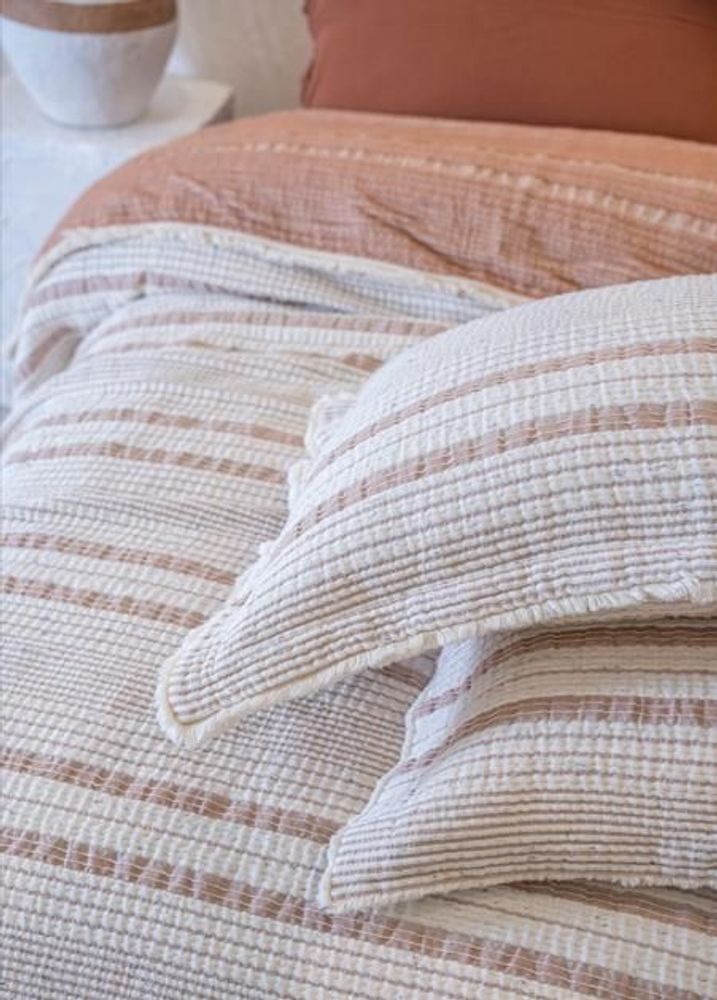Bed linens - Hivda 100% Organic Cotton Muslin Bed Cover - ECOCOTTON