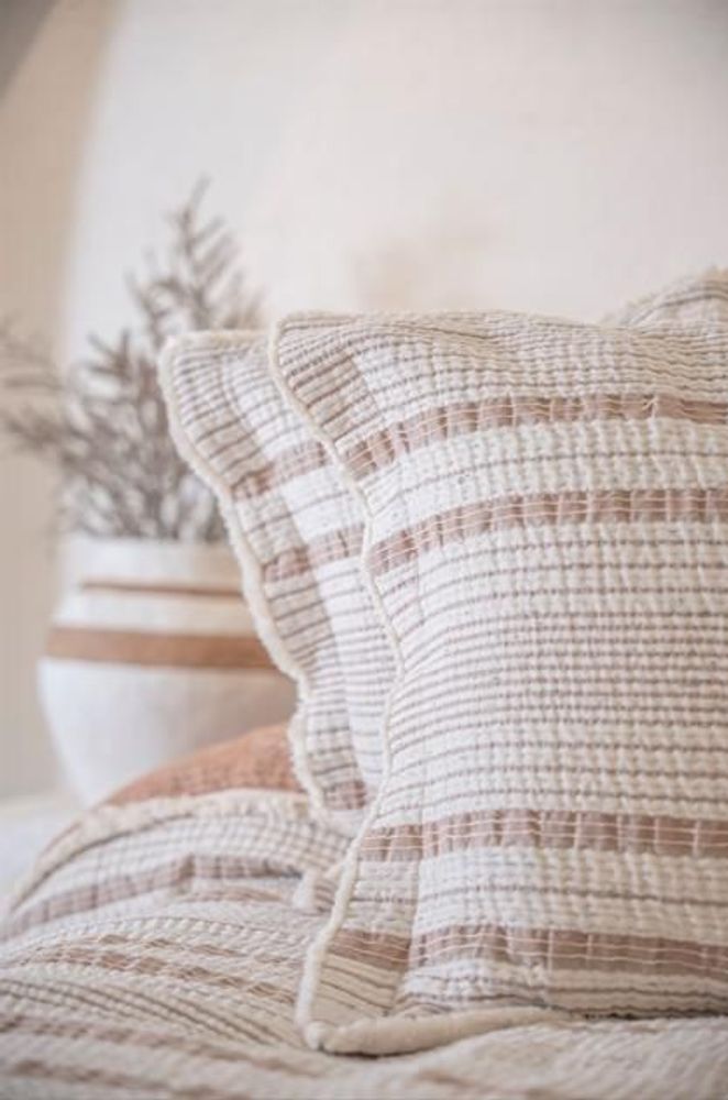 Bed linens - Hivda 100% Organic Cotton Muslin Bed Cover - ECOCOTTON