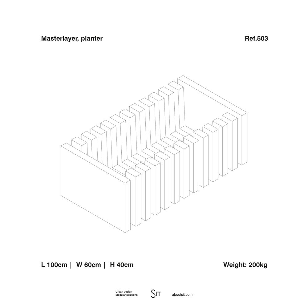 Vases - Masterlayer, jardinière - SIT URBAN DESIGN