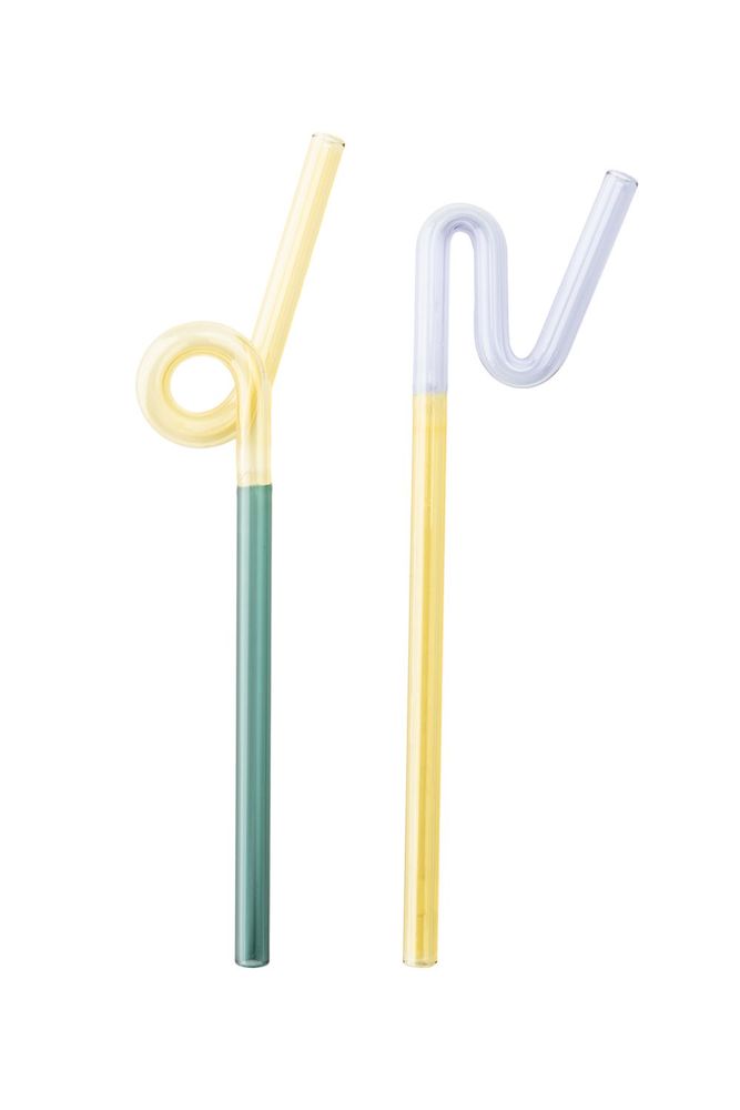 Verres - Ensemble paille et cuillère RAINBOW - TRANQUILLO