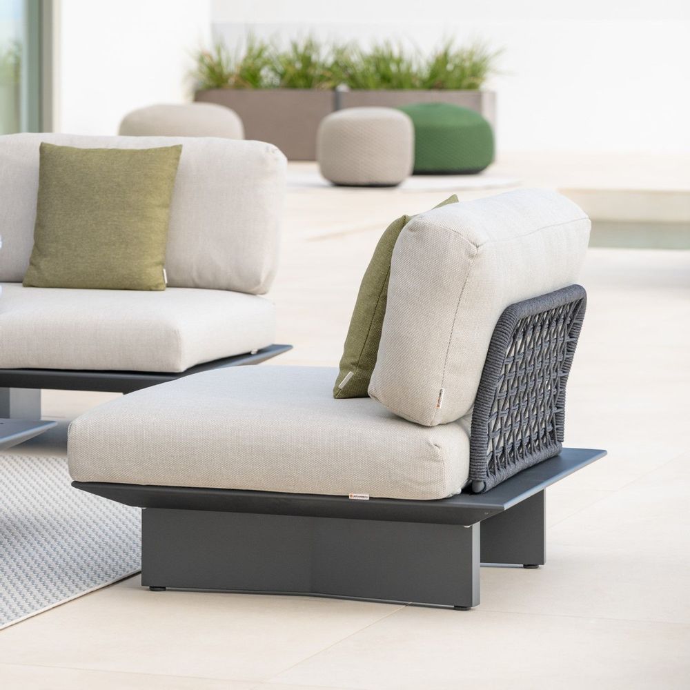 Lawn sofas   - Arbon sofa 1 seat - JATI & KEBON