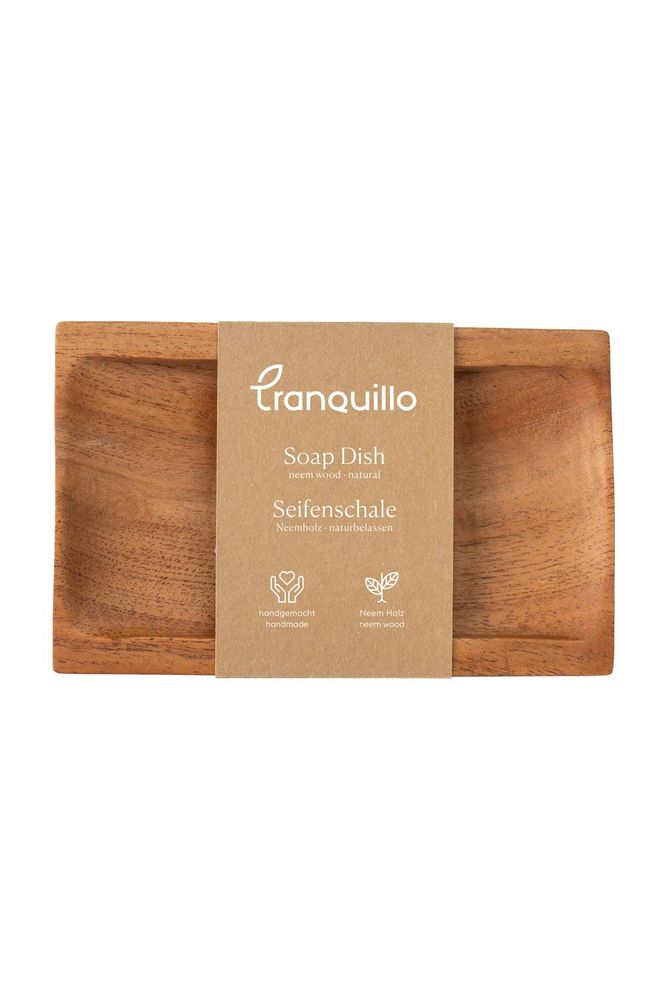 Soap dishes - Soap Dish NATURAL NEEM - TRANQUILLO