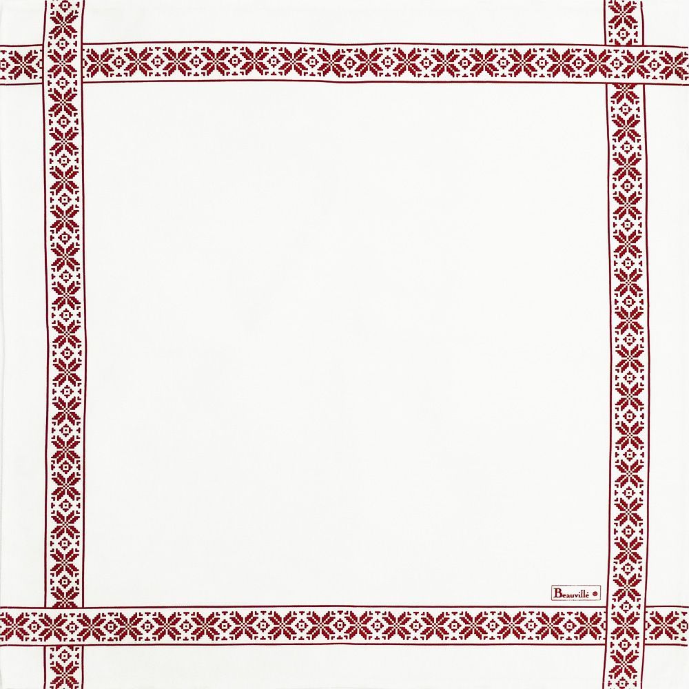 Linge de table textile - Serviette À la neige - BEAUVILLÉ