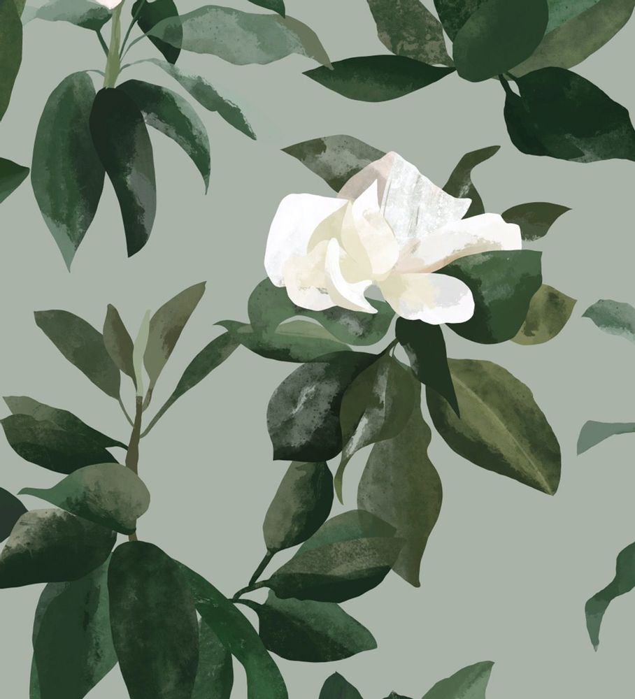 Autres décorations murales - Papier peint Magnolia - ALL THE FRUITS