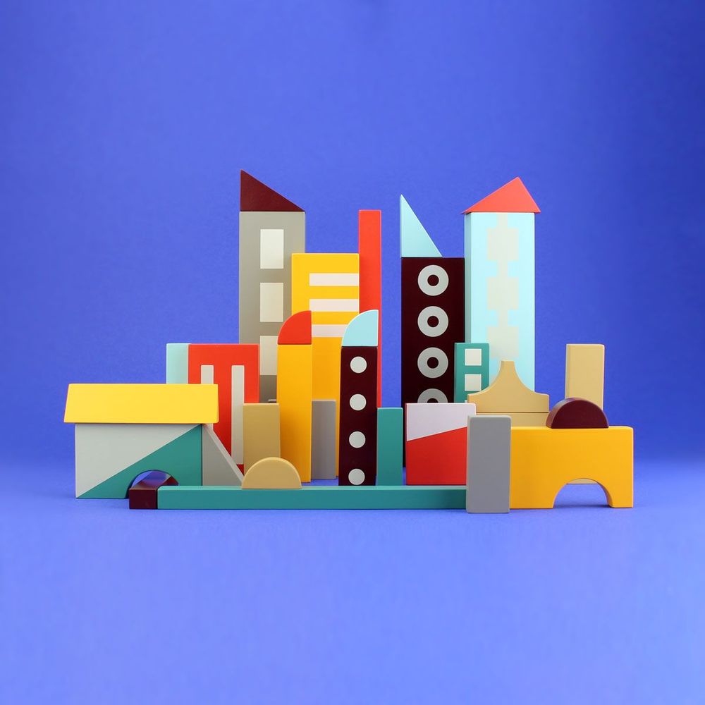 Objets design - Floris Hovers Archiblocks Block Set - IKONIC