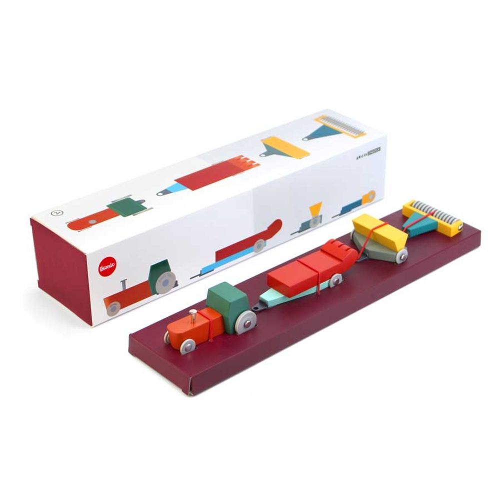 Toys - Duotone Car #7 - Tractor Set - IKONIC
