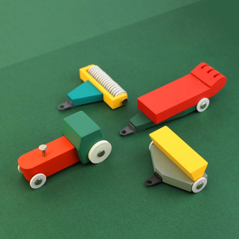 Toys - Duotone Car #7 - Tractor Set - IKONIC